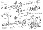 Bosch 0 601 199 742 RLE Percussion Drill 240 V / GB Spare Parts RLE